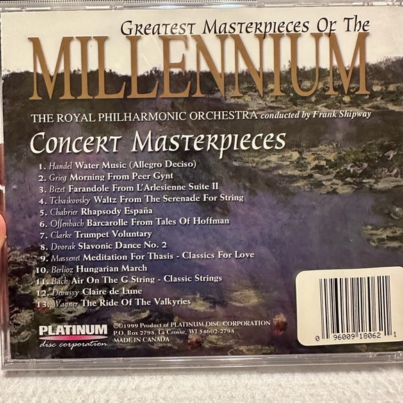 Greatest Masterpieces of the Millennium 10 CD Set. New still in plastic - Picture 11 of 15